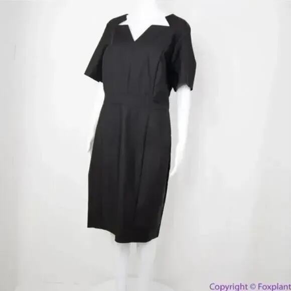 New! Eloquii Sheath Dress with Cut Out star Neckline exposed zipper, size 22 - Picture 16 of 16